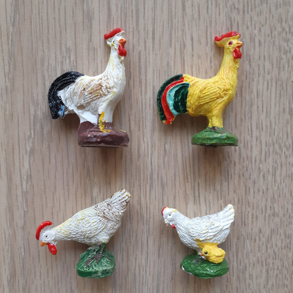 Mini Chickens and Roosters