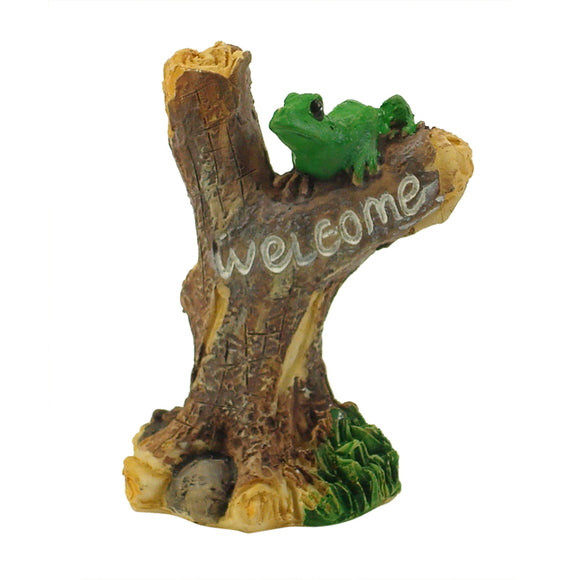 Frog Welcome Sign