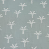 Bamboo Fitted Cot Sheet - Sage Palms