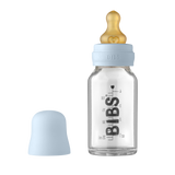 110ml Glass Bottle Set - Baby Blue