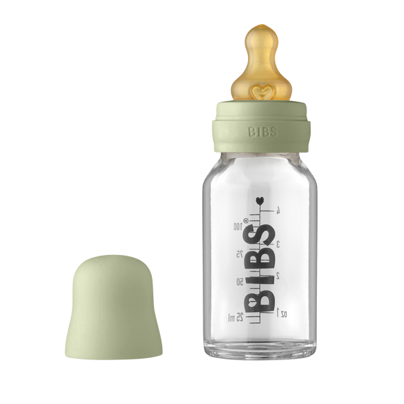 110ml Glass Bottle Set - Sage
