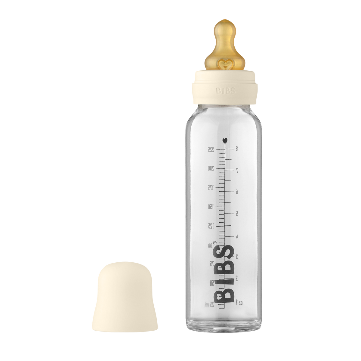 225ml Glass Bottle Set - Ivory