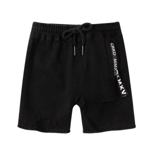 Jett Detailed Shorts - Black