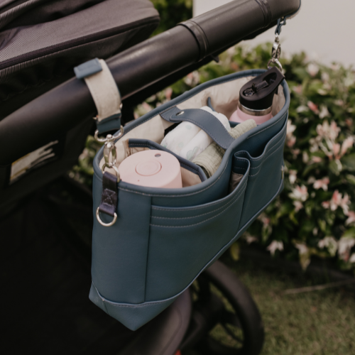 OiOi Stroller Organiser Stone Blue That s Cute