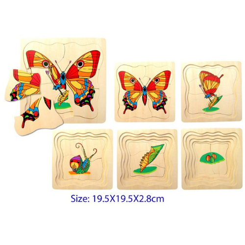 Layers Puzzle - Butterfly