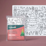 HeyDoodle Reusable Colouring Placemat - Jingle Bells