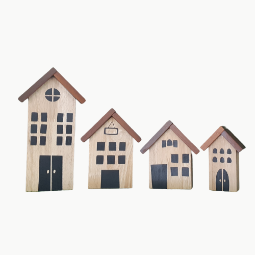 Natural Play House - Set of 4