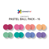 Connetix - Pastel - 16 Piece Replacement Ball Pack