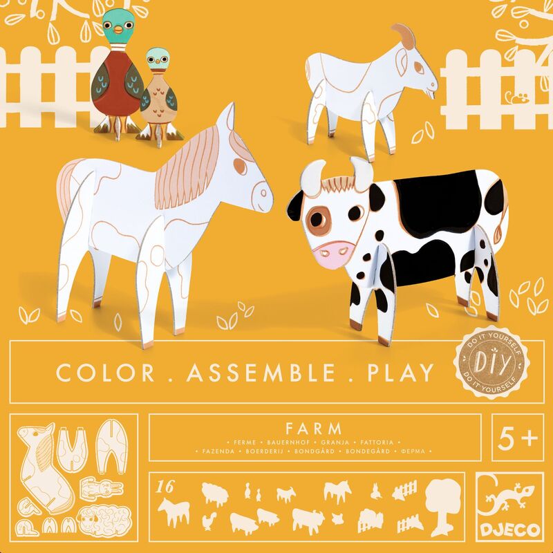 Colour. Assemble. Play. Farm