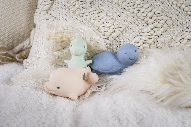 Tikiri My 1st Teether - Ocean Buddies Marshmallow Set