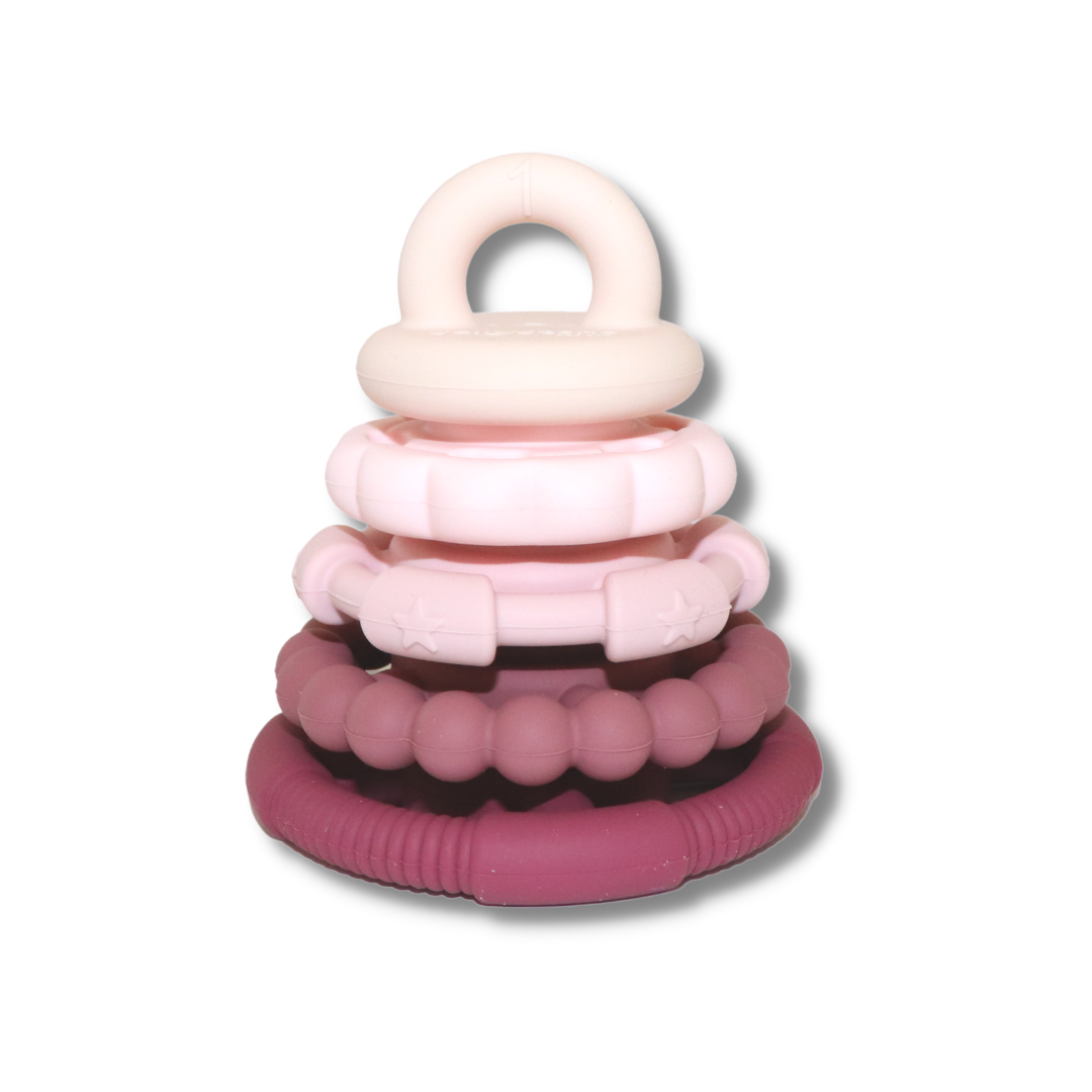 Rainbow Stacker and Teether Toy - Dusty
