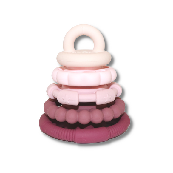 Rainbow Stacker and Teether Toy - Dusty