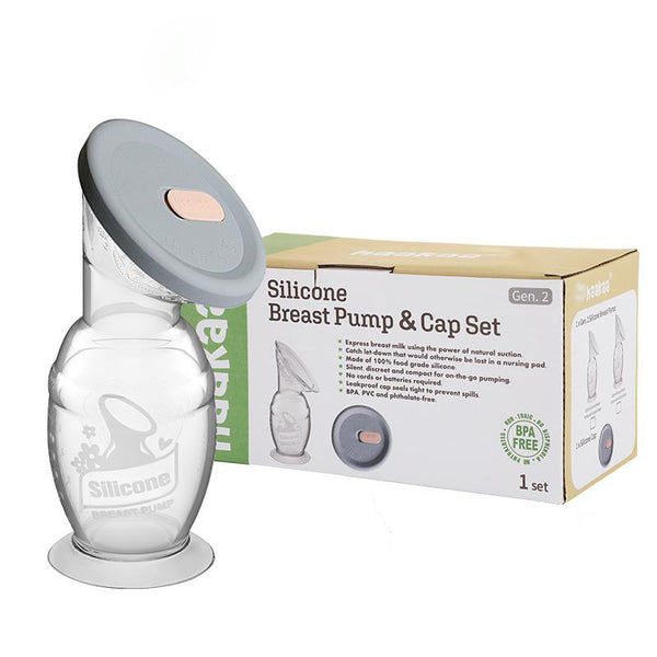 Haakaa Breast Pump with Suction Base &amp; Silicone Cap