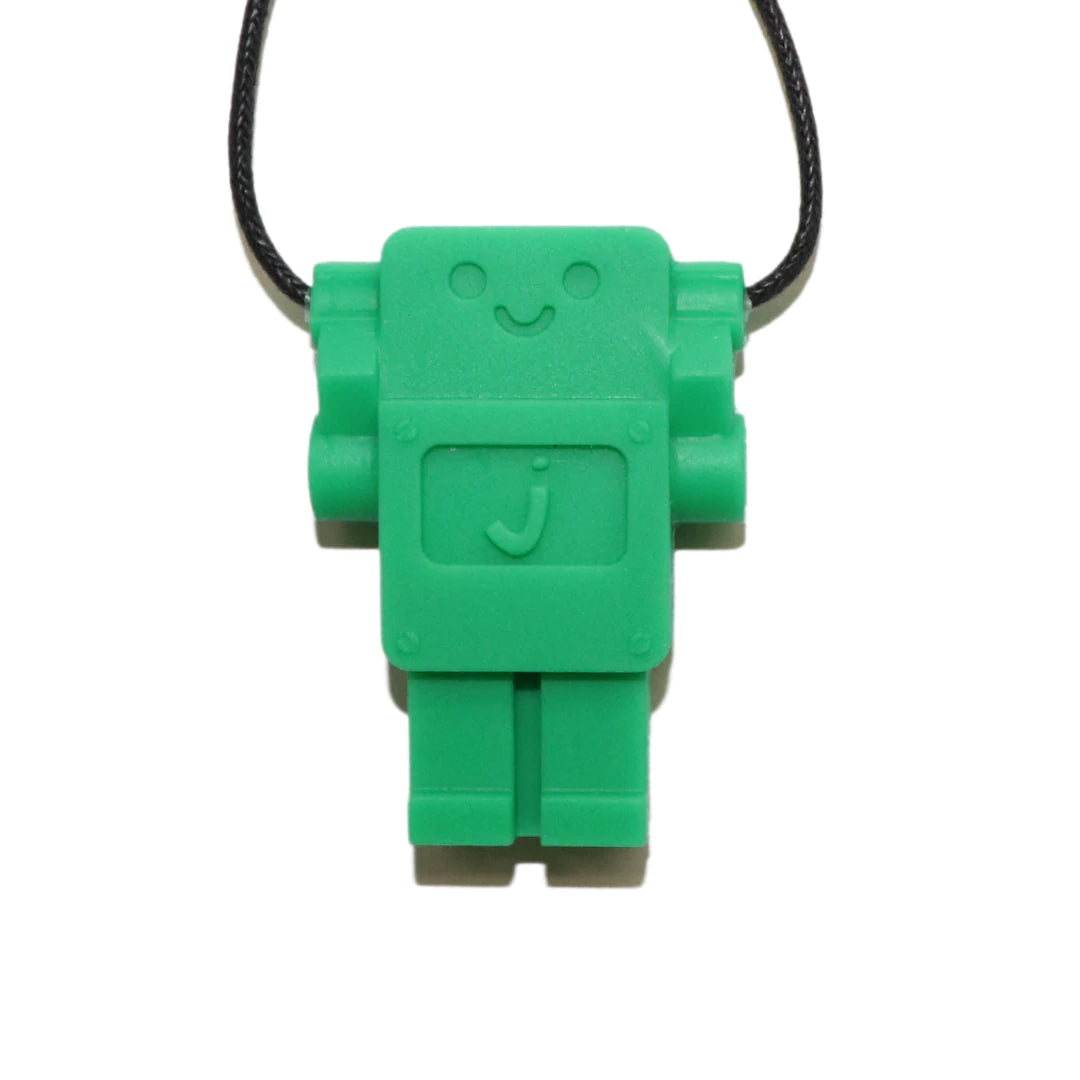 Jellystone Designs Robot Pendant Necklace - Green