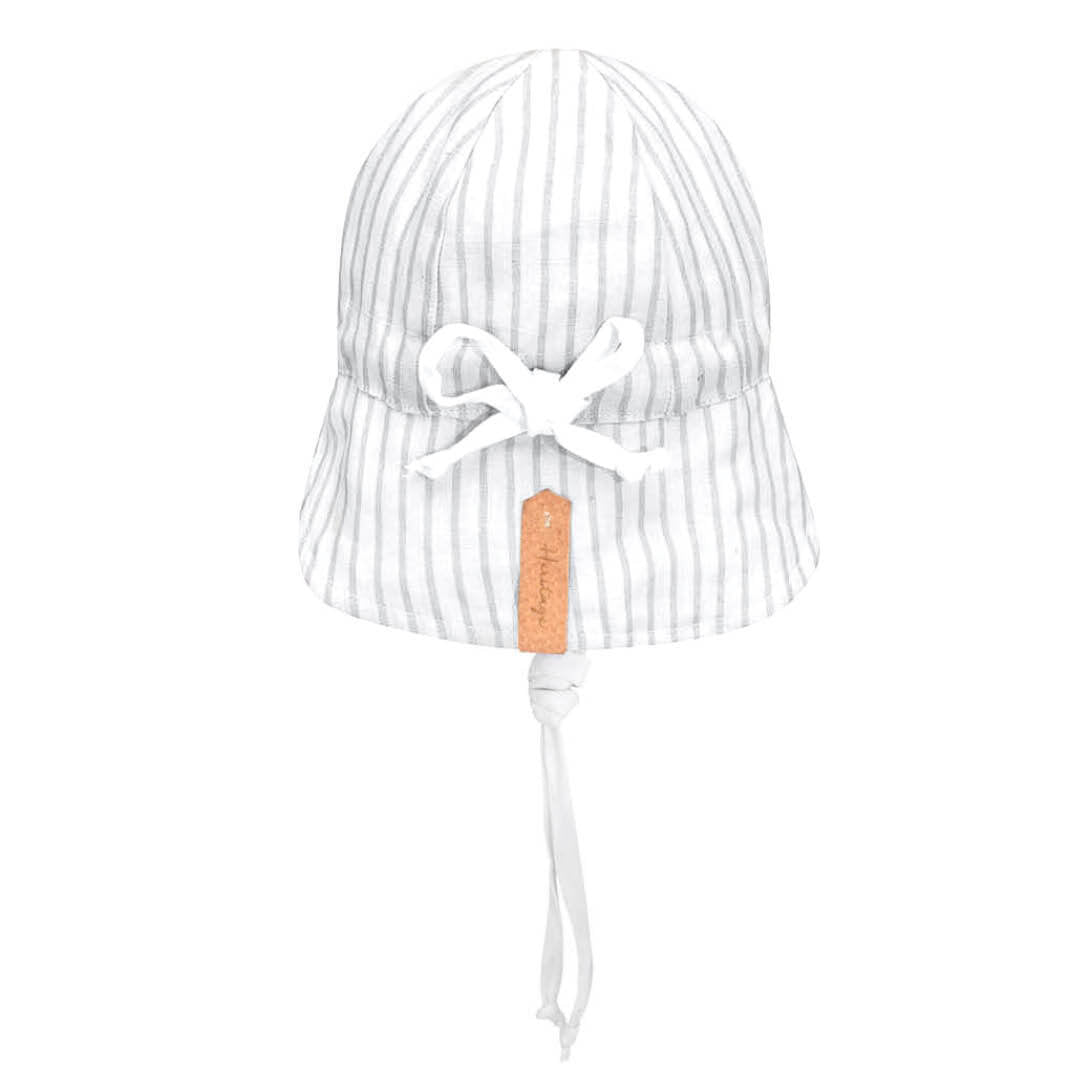 Bedhead Hats Lounger Baby Reversible Flap Sun Hat - Finley / Blanc