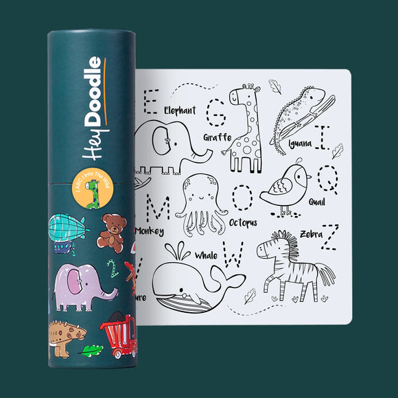 HeyDoodle Reusable Colouring MiniMat - Into the Wild