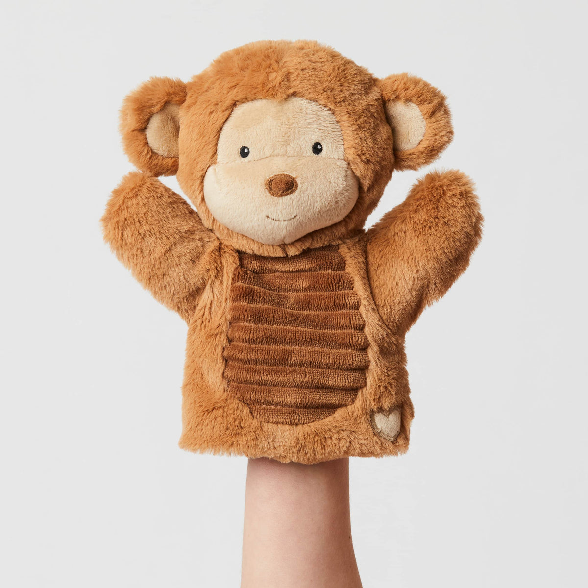 Jiggle and Giggle Sweetheart Slouchie Monkey Hand Puppet