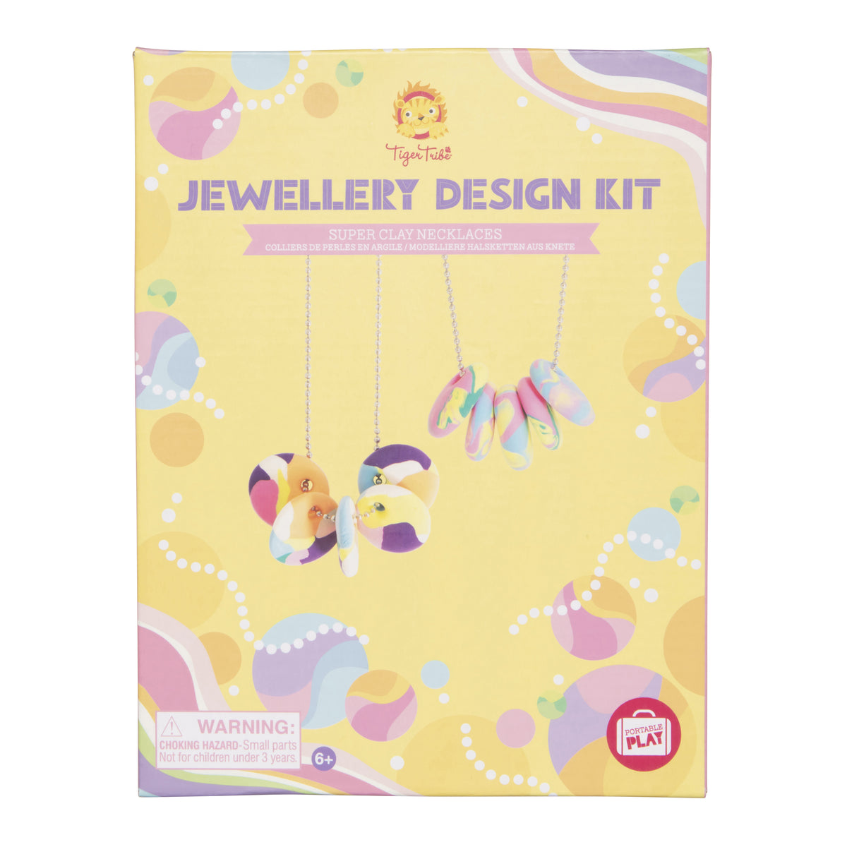 Tiger Tribe Jewellery Design Kit - Super Clay Necklaces