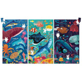 3 x 100pc Puzzles - Depths of the Ocean