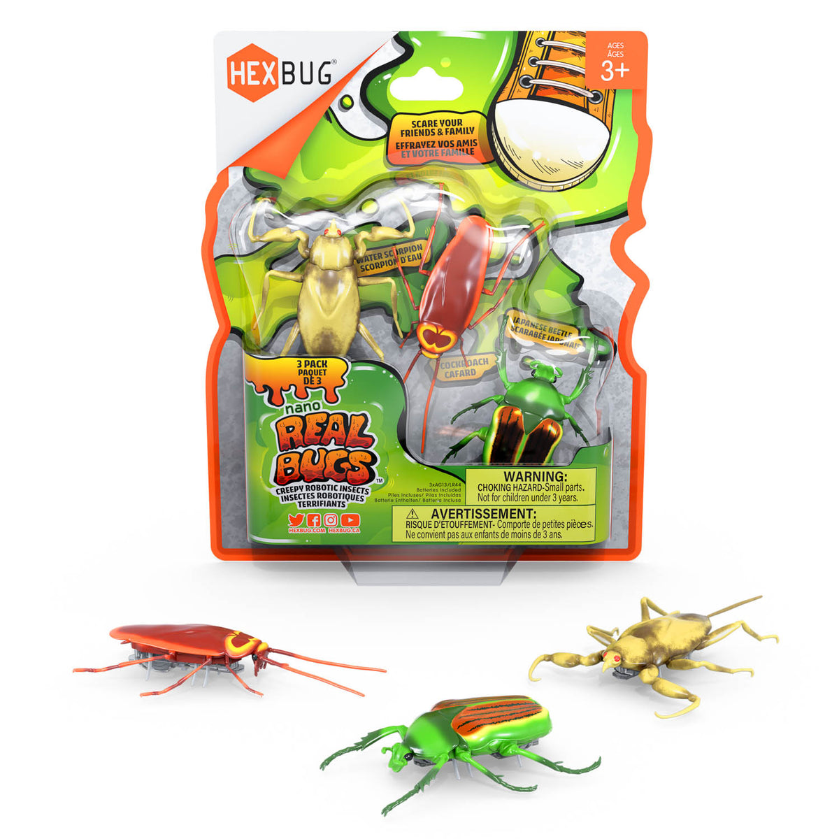 Nano Real Bugs-  3 Pack