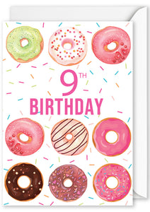 “9th Birthday” Donuts