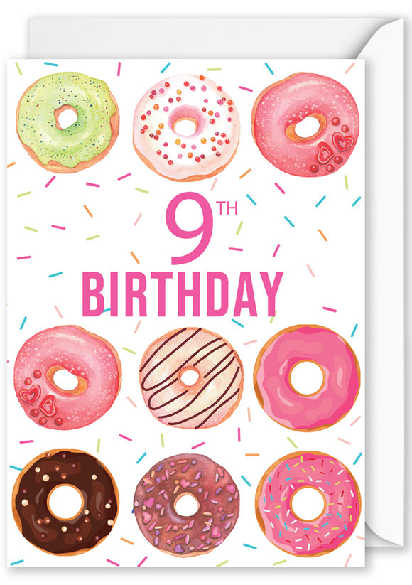 “9th Birthday” Donuts
