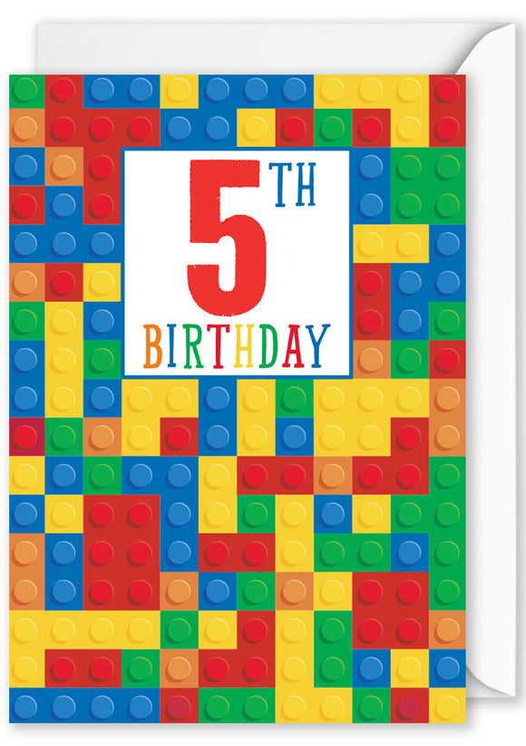 “Happy 5th Birthday” Blocks