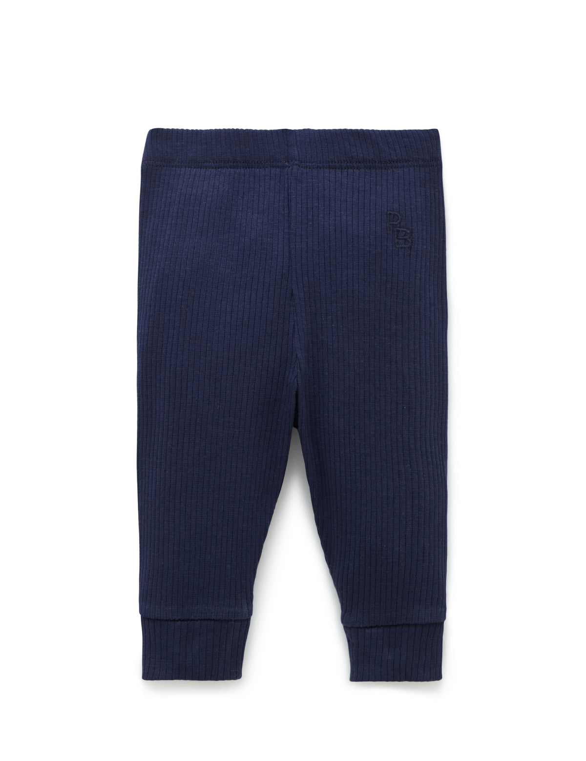 Pure Baby Rib Leggings - Winter Navy