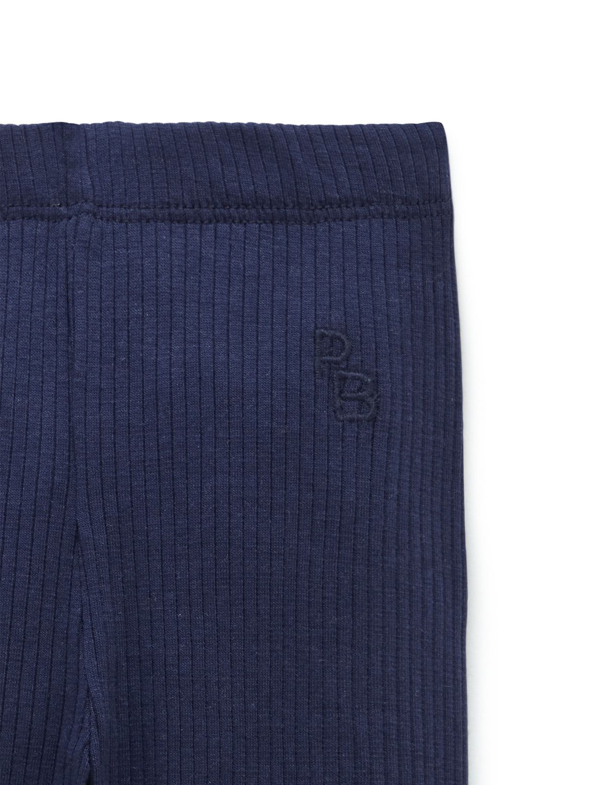 Pure Baby Rib Leggings - Winter Navy