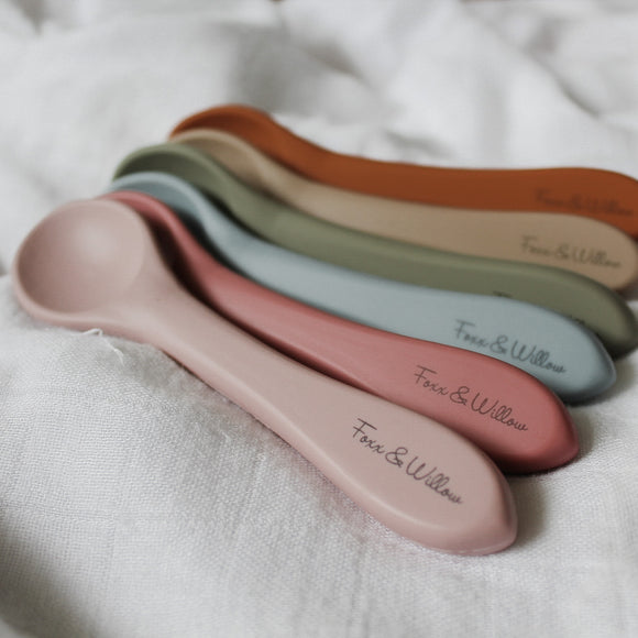 Silicone Spoons - Rose / Blush