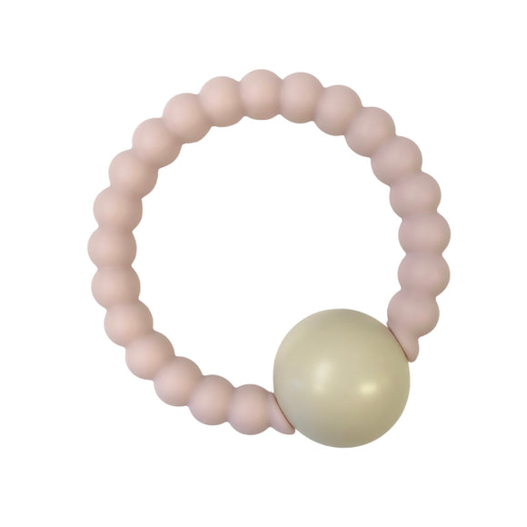 Rattle O Teether - Dusty Pink