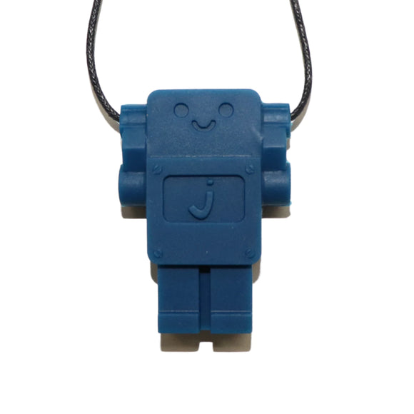 Robot Pendant Necklace - Blue