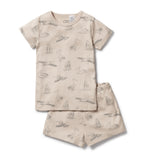 Wilson & Frenchy Organic Rib Short Sleeve Pyjamas - Little Pelican