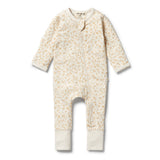 Wilson & Frenchy Organic Zipsuit with Feet - Little Garden