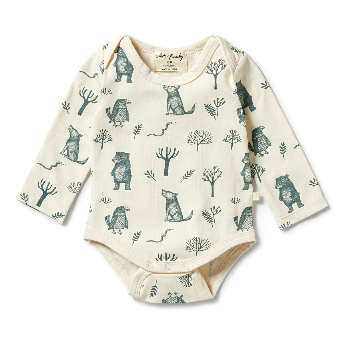 Organic Envelope Bodysuit - The Woods