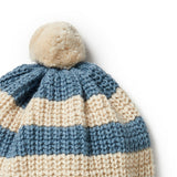 Knitted Stripe Hat - Arctic Blast