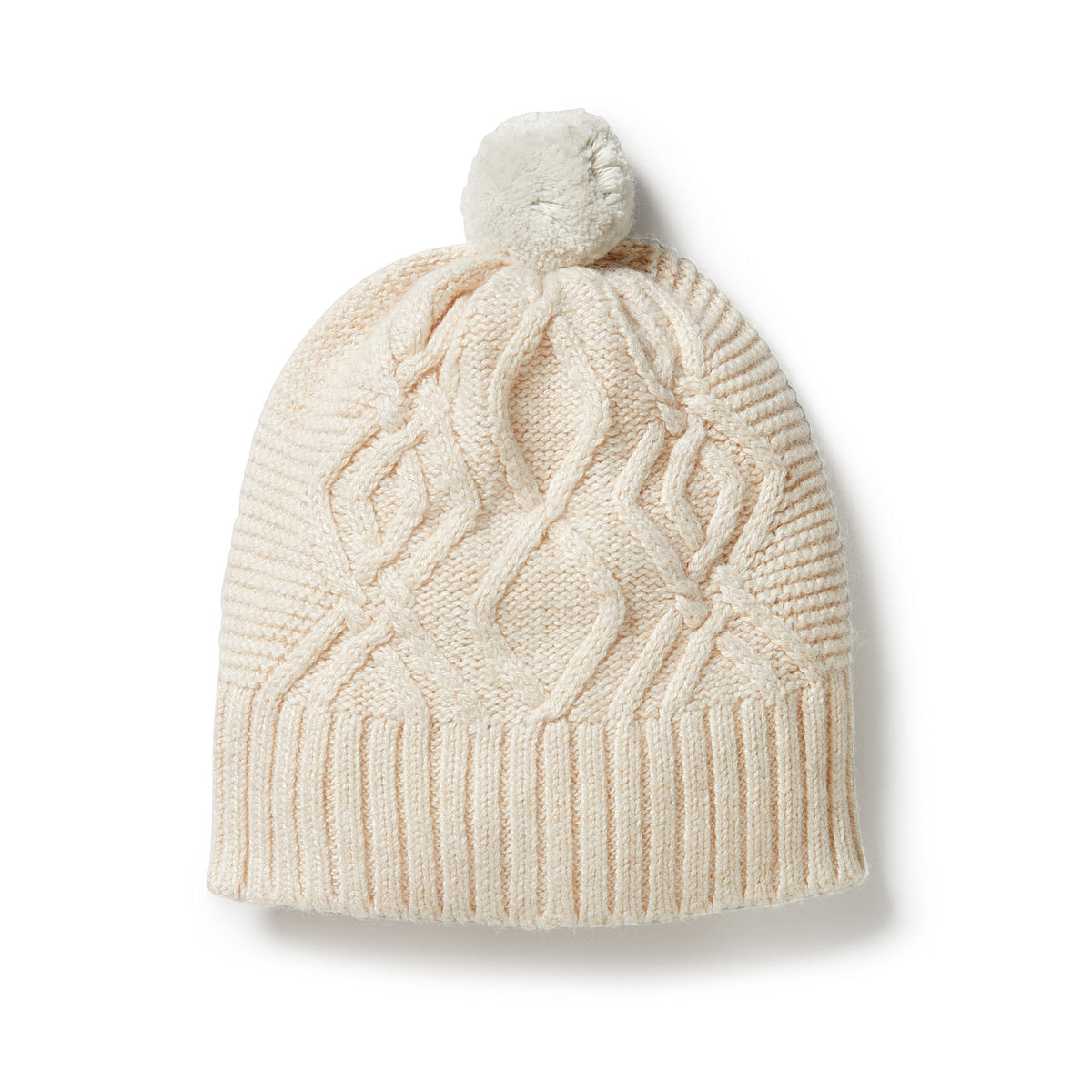 Wilson and Frenchy Knitted Cable Hat - Hello World