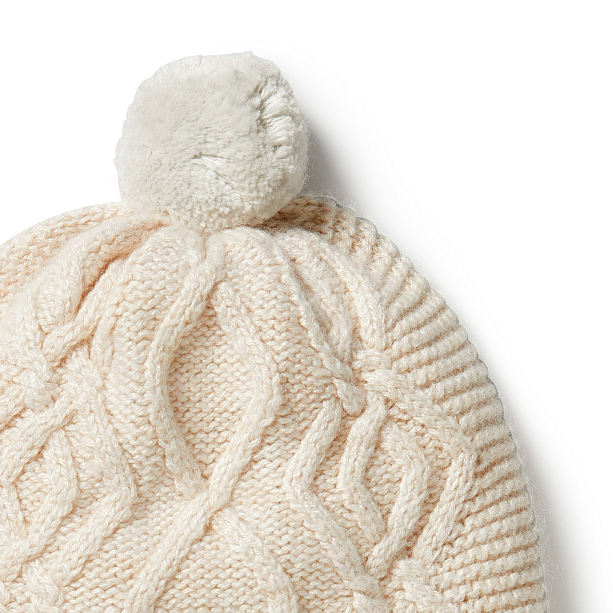 Wilson and Frenchy Knitted Cable Hat - Hello World