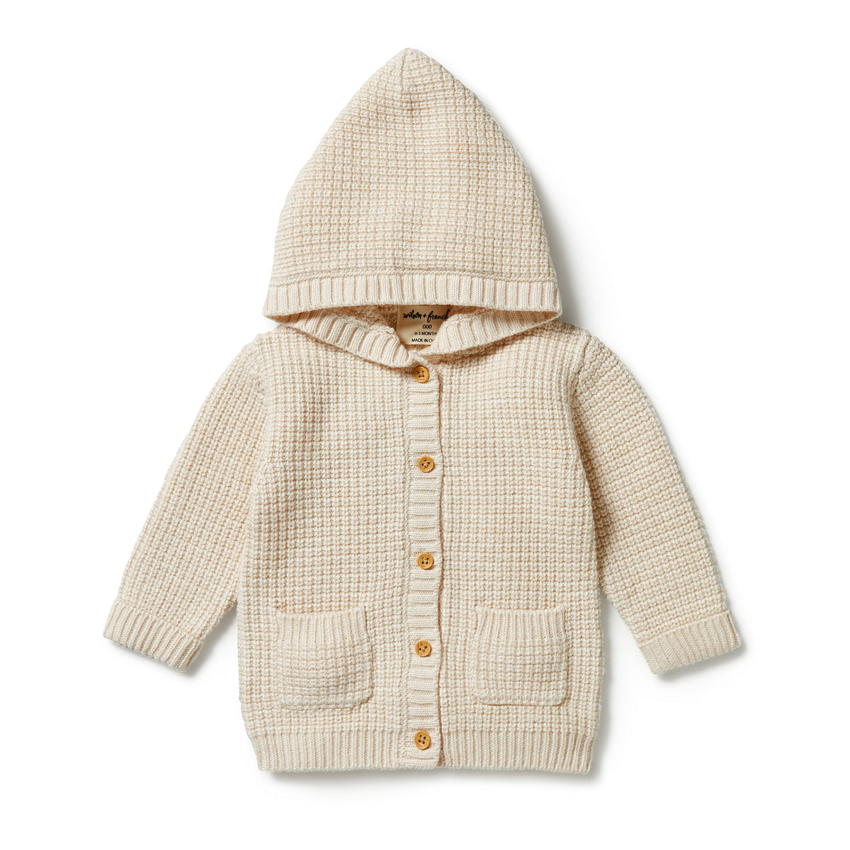 Wilson and Frenchy Knitted Button Jacket - Hello World