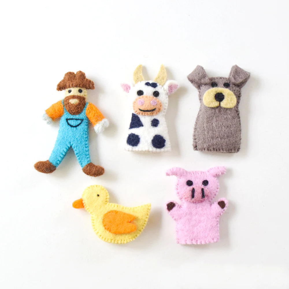 Old MacDonald&#39;s Farm Finger Puppets