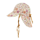 Lounger Baby Reversible Flap Sun Hat - Matilda / Maize