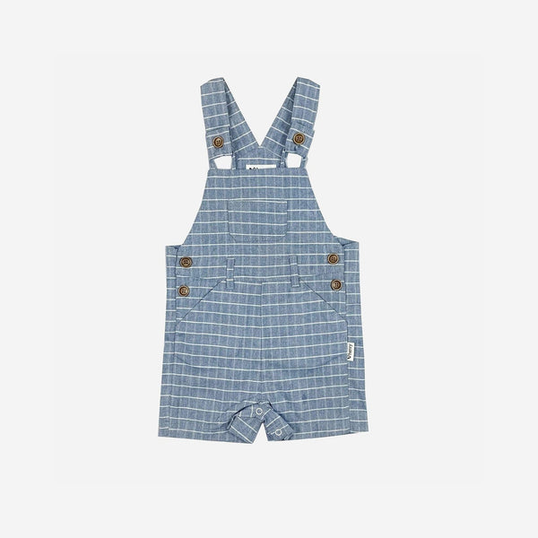 Love Henry Baby Boys Roy Dungaree - Blue Stripe