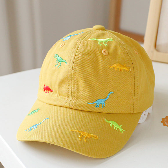 Dino Kids Cap - Yellow