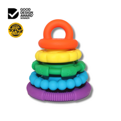 Rainbow Stacker and Teether Toy - Bright