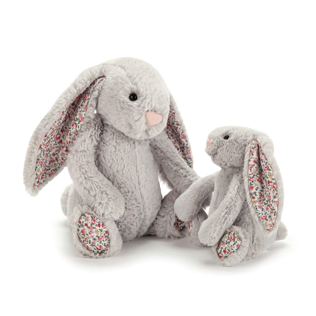 Jellycat Bashful Bunny Silver Blossom - Small